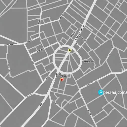 Una mappa che mostra la posizione dell'ufficio de La Bussola del Leader a Roma, in Via del Corso